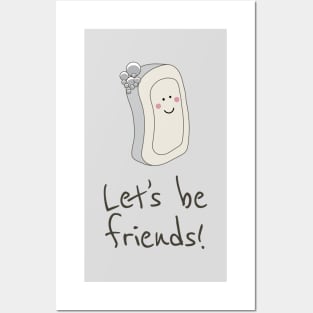Let's Be Friends Posters and Art